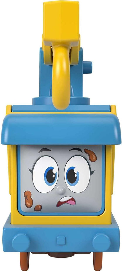 Fisher-Price Thomas & Friends Fix ‘em Up Friends Motorized Vehicle Set with Toy Train Engine and Crane for Kids Ages 3 Years and up