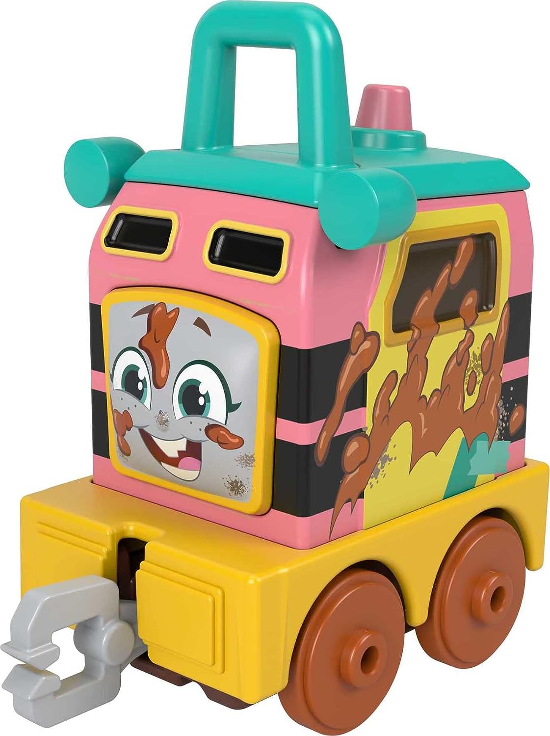Fisher-Price Thomas & Friends Fix ‘em Up Friends Motorized Vehicle Set with Toy Train Engine and Crane for Kids Ages 3 Years and up