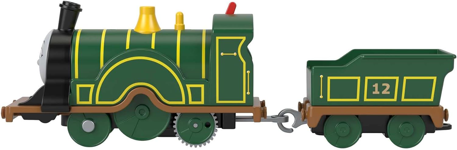 Thomas & Friends, tren motorizado de juguete, locomotora motorizada que funciona con pilas con ténder, para juego de imitación para niños y niñas a partir de 3 años, HHN41