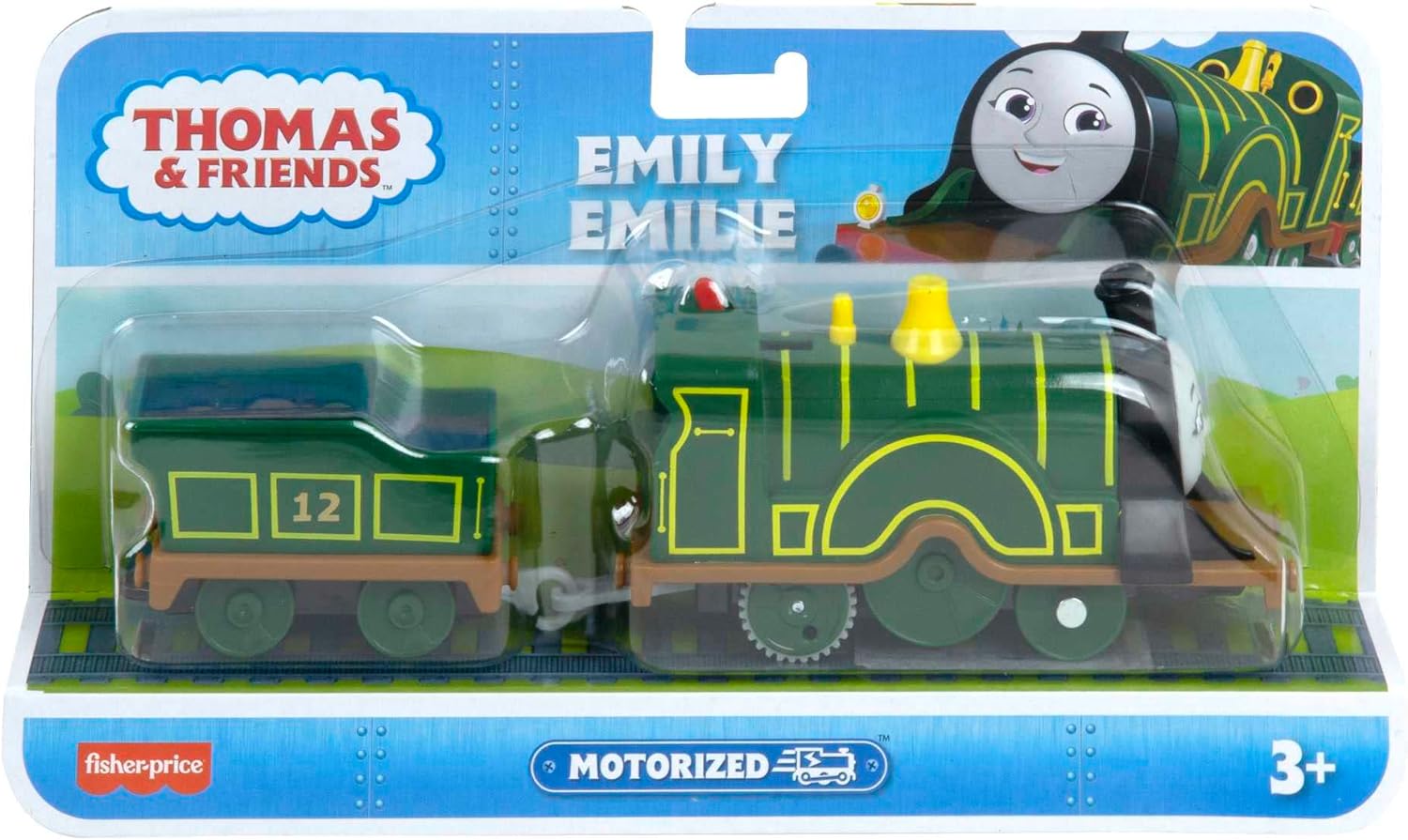 Thomas & Friends, tren motorizado de juguete, locomotora motorizada que funciona con pilas con ténder, para juego de imitación para niños y niñas a partir de 3 años, HHN41