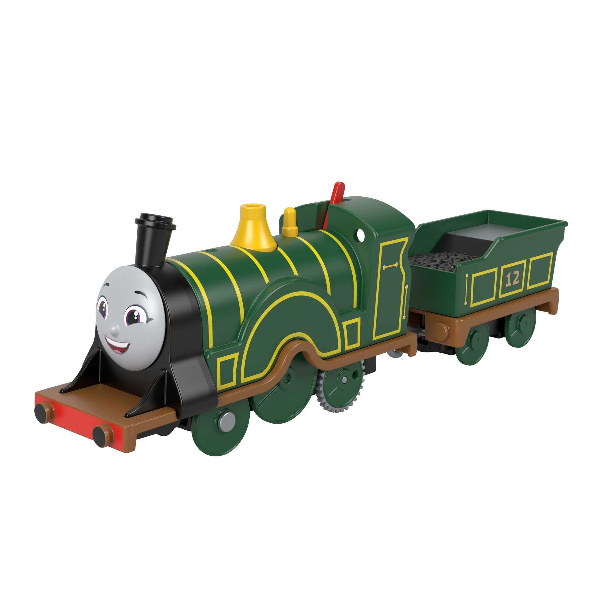 Thomas & Friends, tren motorizado de juguete, locomotora motorizada que funciona con pilas con ténder, para juego de imitación para niños y niñas a partir de 3 años, HHN41