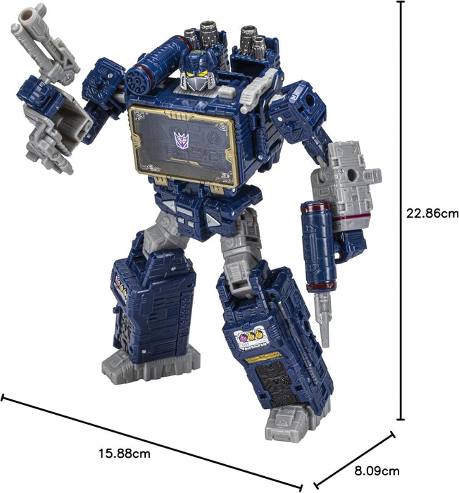 Transformers Toys Generations Legacy Voyager Soundwave Action Figure – 8 and Up, 17.5 cm, Multicolor, S (F3517