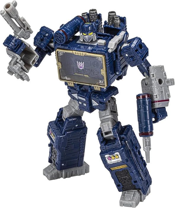 Transformers Toys Generations Legacy Voyager Soundwave Action Figure – 8 and Up, 17.5 cm, Multicolor, S (F3517