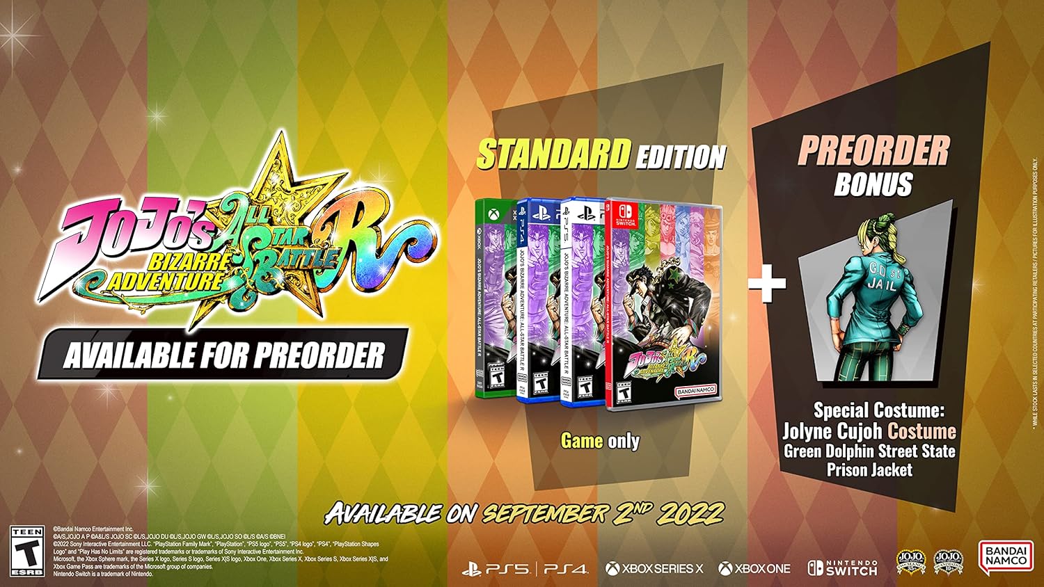 Jojo's Bizarre Adventure: All Star Battle R, XBOX Xbox Series X