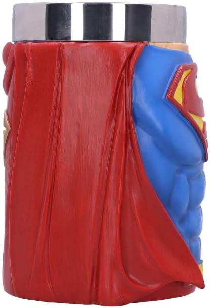 Nemesis Now Officially Licensed Superman Hero Tankard, Blue, 16.3cm