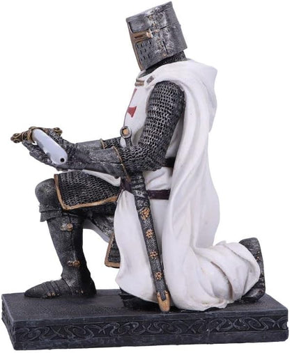 Nemesis Now Knight's Oath Pen Holder, Whilte, 16.8cm, White