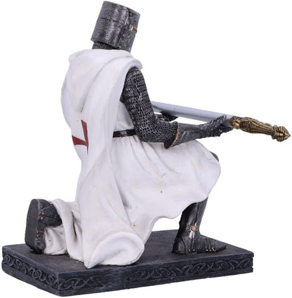 Nemesis Now Knight's Oath Pen Holder, Whilte, 16.8cm, White