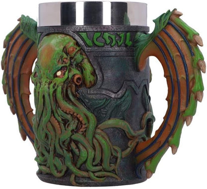 Nemesis Now The Vessel of Cthulhu Tankard (JR) Green, 24cm,B5944V2
