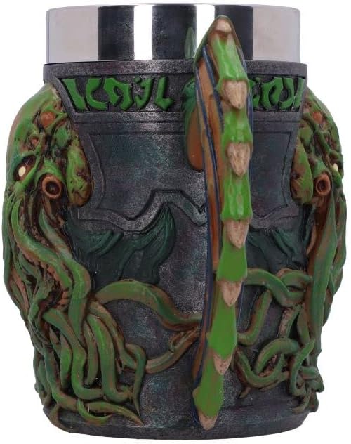 Nemesis Now The Vessel of Cthulhu Tankard (JR) Green, 24cm,B5944V2