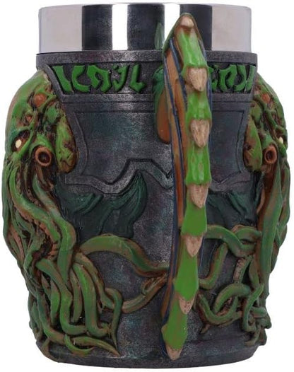 Nemesis Now The Vessel of Cthulhu Tankard (JR) Green, 24cm,B5944V2