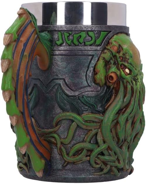 Nemesis Now The Vessel of Cthulhu Tankard (JR) Green, 24cm,B5944V2