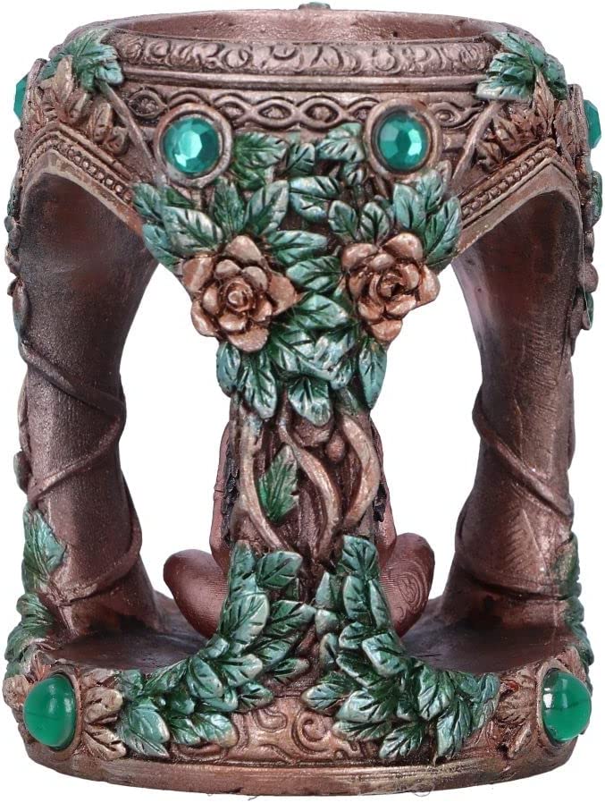 Bronze Mother Earth Tea Light Holder 7Cm