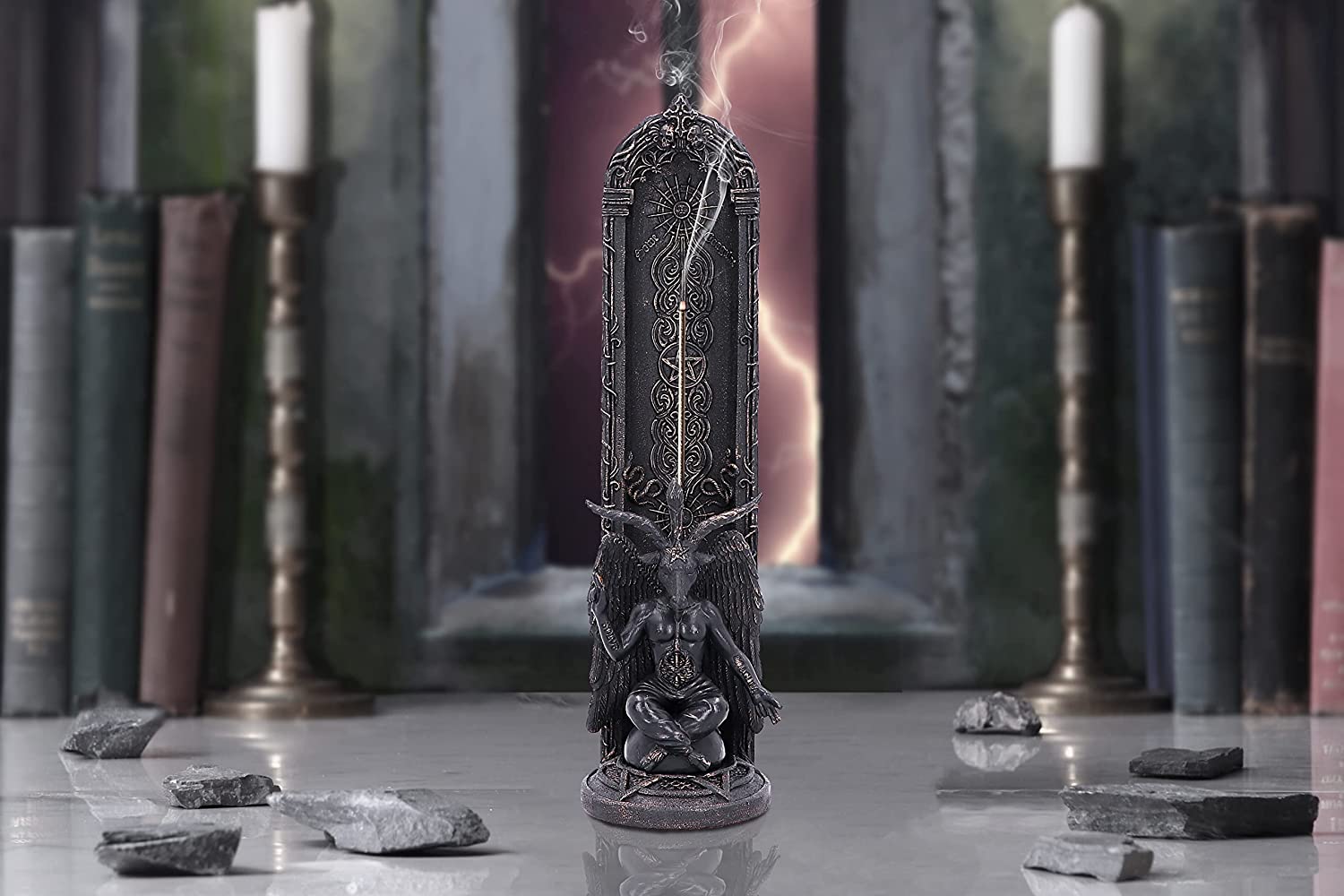 Baphomet`S Essence Incense Burner 23.9Cm