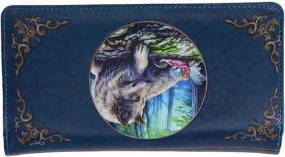 Nemesis Now Lisa Parker Fairy Stories Embossed Purse 18.5cm, PU, Multi Coloured, Lisa Parker Merchandise, 3D Effect Detailing, Large Cash and Cards Compartments
