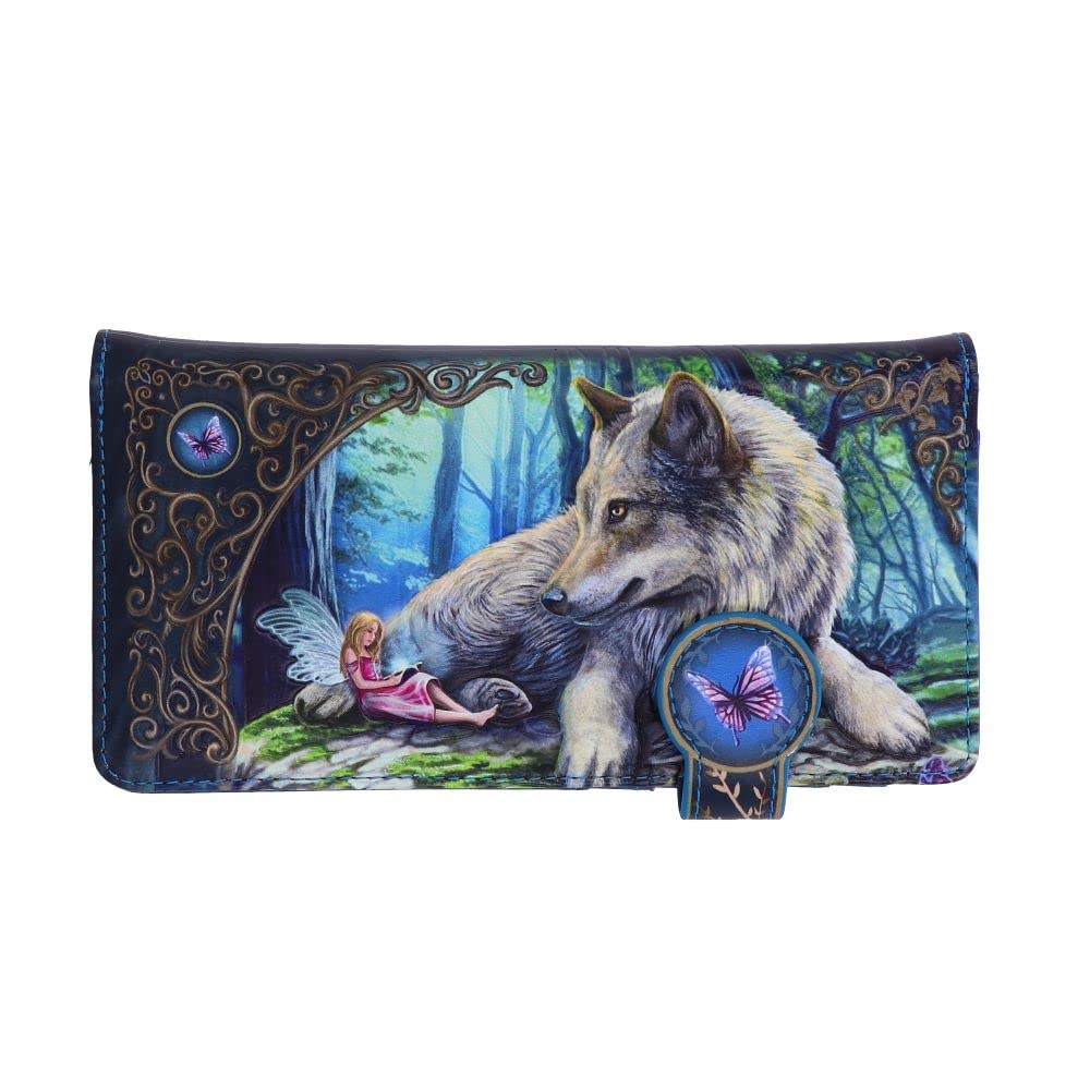 Nemesis Now Lisa Parker Fairy Stories Embossed Purse 18.5cm, PU, Multi Coloured, Lisa Parker Merchandise, 3D Effect Detailing, Large Cash and Cards Compartments