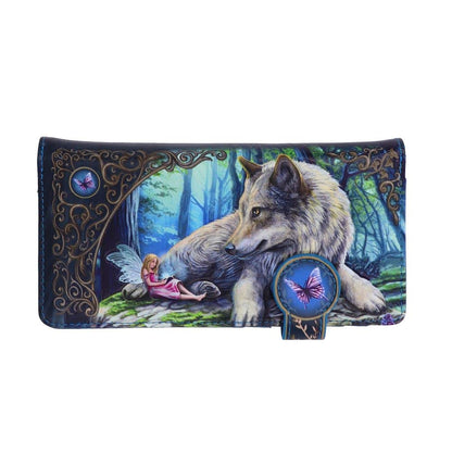 Nemesis Now Lisa Parker Fairy Stories Embossed Purse 18.5cm, PU, Multi Coloured, Lisa Parker Merchandise, 3D Effect Detailing, Large Cash and Cards Compartments