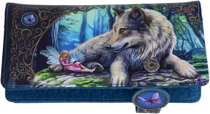 Nemesis Now Lisa Parker Fairy Stories Embossed Purse 18.5cm, PU, Multi Coloured, Lisa Parker Merchandise, 3D Effect Detailing, Large Cash and Cards Compartments