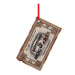 Nemesis Now Officially Licensed Harry Potter Hogwarts Express Ticket Hanging Ornament 9.5cm, Cream