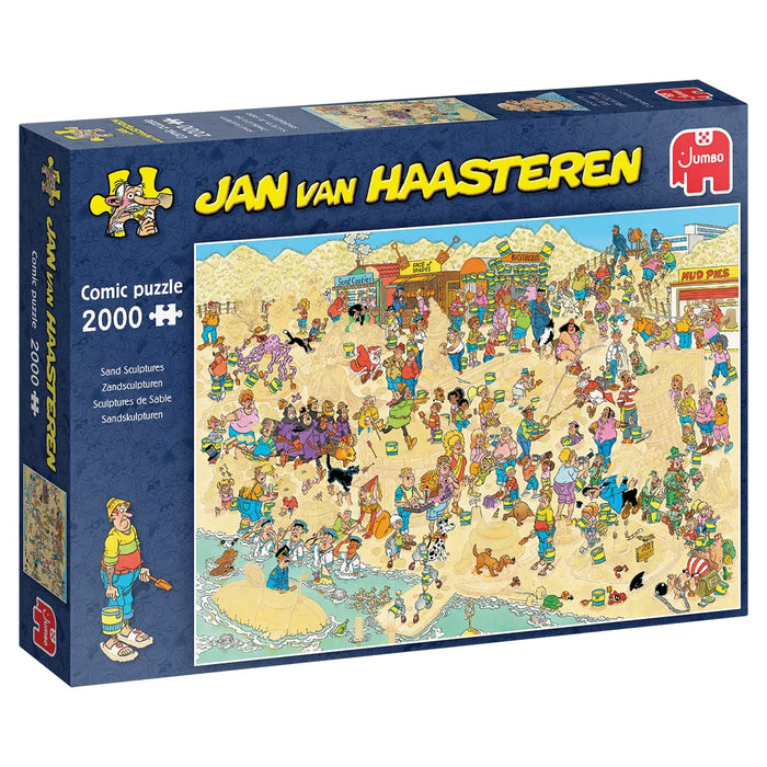 Jan van Haasteren 20072 Jumbo Games Sand Sculptures 2000 Pieces-Puzzle for Adults
