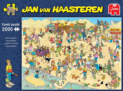 Jan van Haasteren 20072 Jumbo Games Sand Sculptures 2000 Pieces-Puzzle for Adults