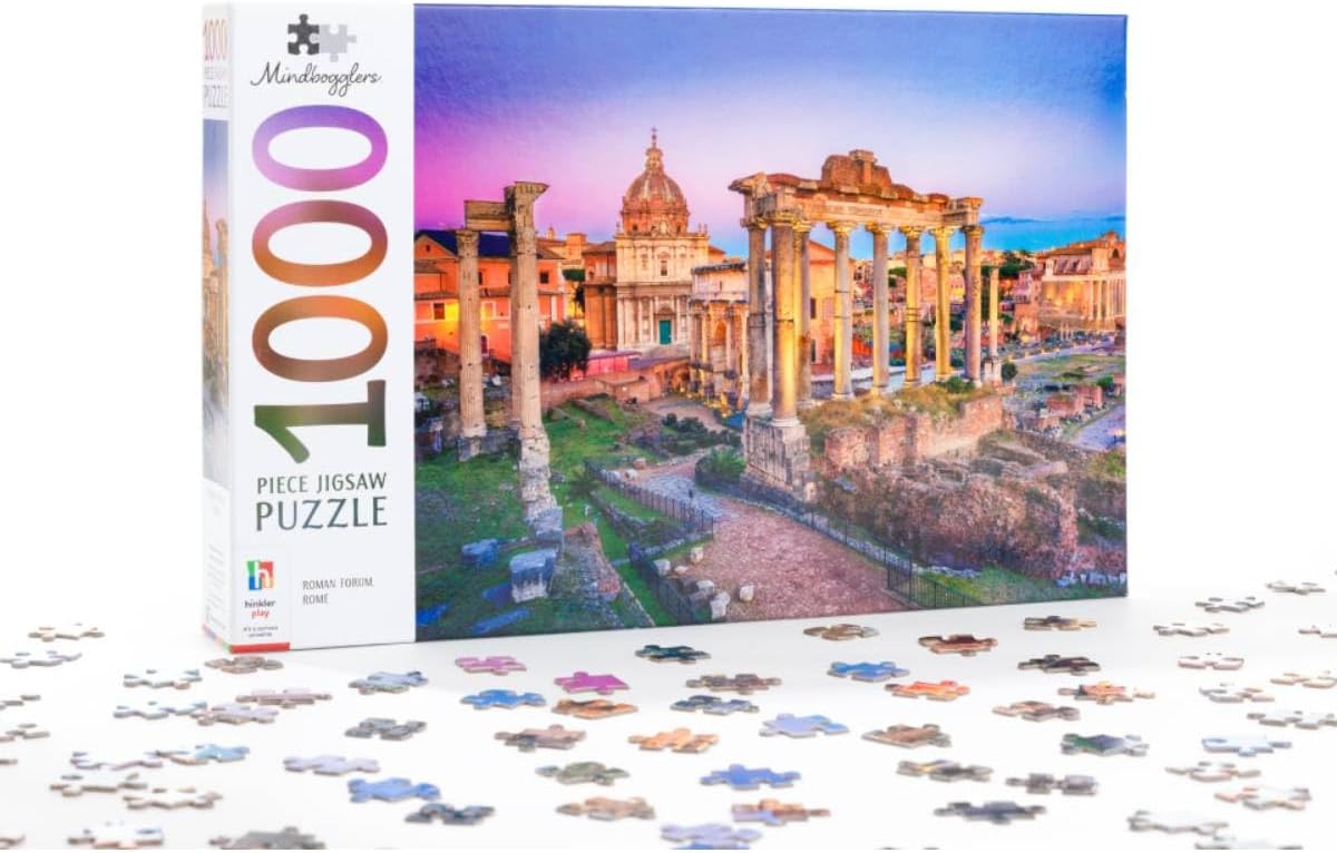 Mindbogglers 1000-Piece Jigsaw Puzzle: Roman Forum, Rome