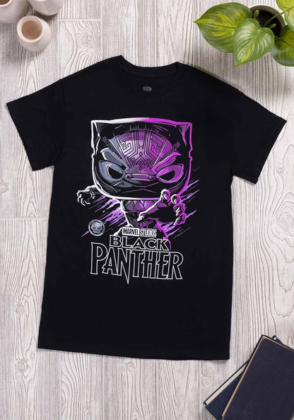Funko Boxed Tee: Marvel - Black Panther - Large - (L) - T-Shirt - Clothes - Gift Idea - Short Sleeve Top for Adults Unisex Men and Women - Official Merchandise - Movies Fans