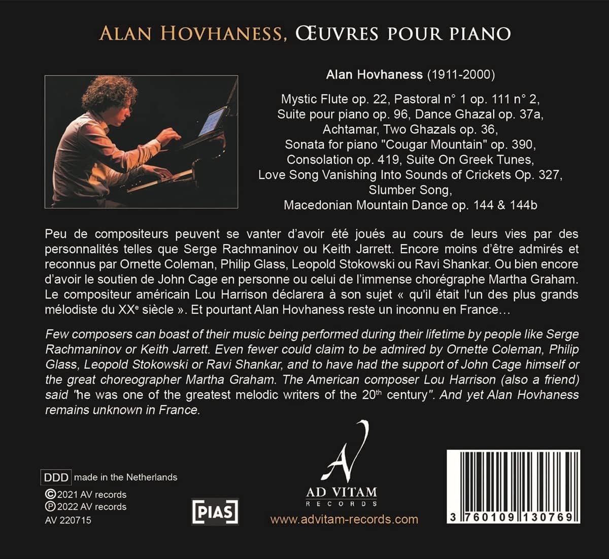Oeuvres pour Piano