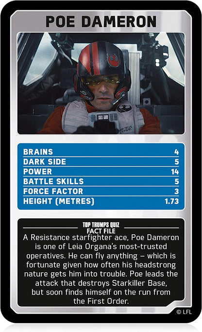 Top Trumps Star Wars Episodes 7-9 Special Card Game English Edition Join Rey, Han Solo, Chewbacca, Finn, Kylo Ren from Star Wars Episodes 7 - 9 Educational Game for Ages 4 and up, WM01824-EN1-6
