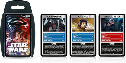 Top Trumps Star Wars Episodes 7-9 Special Card Game English Edition Join Rey, Han Solo, Chewbacca, Finn, Kylo Ren from Star Wars Episodes 7 - 9 Educational Game for Ages 4 and up, WM01824-EN1-6