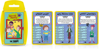 Top Trumps Horrid Henry Special Card Game, Play with the mischievous prankster-type kid and characters from Ashton Primary School, Educational for 2 plus players makes a great gift for ages 6 plus