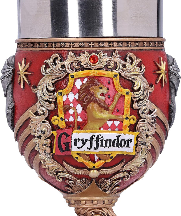 Nemesis Now House Collectable Goblet Harry Potter Gryffindor Hogwarts-Haus-Kelch zum Sammeln, Kunstharz, Rot/Goldfarben, 1 Stück (1er Pack