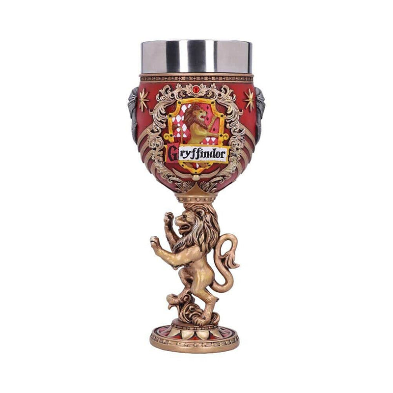 Nemesis Now House Collectable Goblet Harry Potter Gryffindor Hogwarts-Haus-Kelch zum Sammeln, Kunstharz, Rot/Goldfarben, 1 Stück (1er Pack