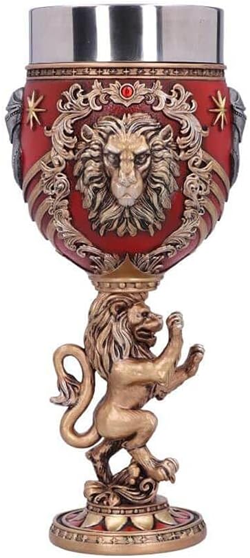 Nemesis Now House Collectable Goblet Harry Potter Gryffindor Hogwarts-Haus-Kelch zum Sammeln, Kunstharz, Rot/Goldfarben, 1 Stück (1er Pack