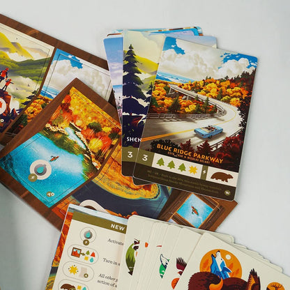 Parks Wildlife - expansion to the award winning Parks family and strategy board game by Keymaster Illustrated Edition