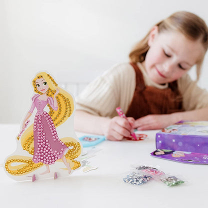 TOTUM 44227 - Kit de pintura de diamante para decorar tus princesas con brillantes, multicolor , color/modelo surtido