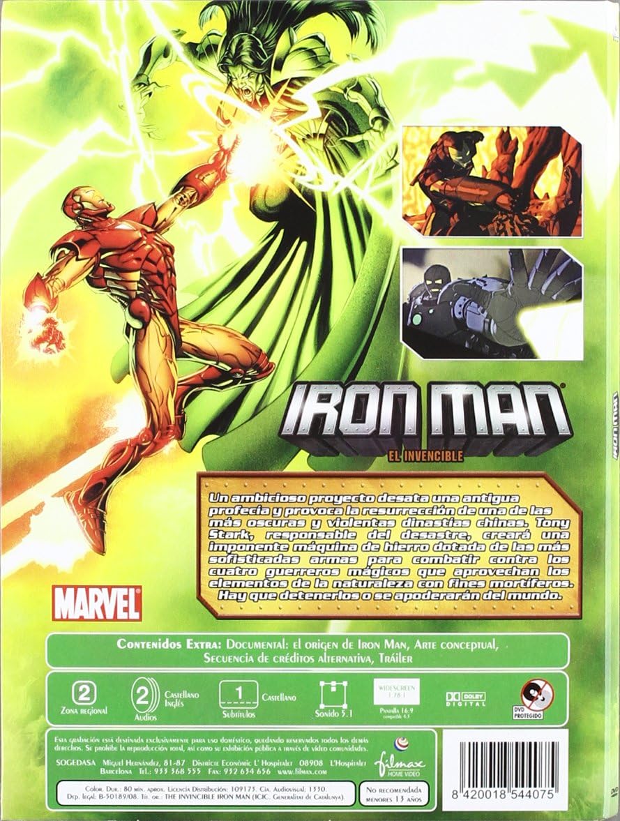 Iron Man (Marvel) (Import Dvd) (2008) Frank Paur