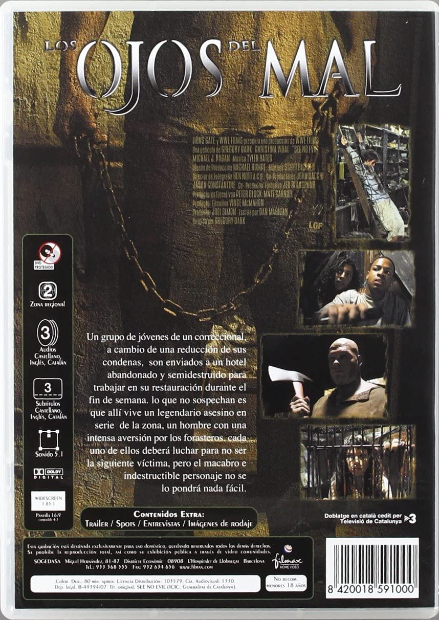 Los Ojos Del Mal (Import Dvd) (2008) Varios