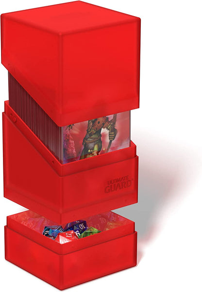 Ultimate Guard UGD011279 Boulder'n' Tray 100+ Ruby Trading Card Box