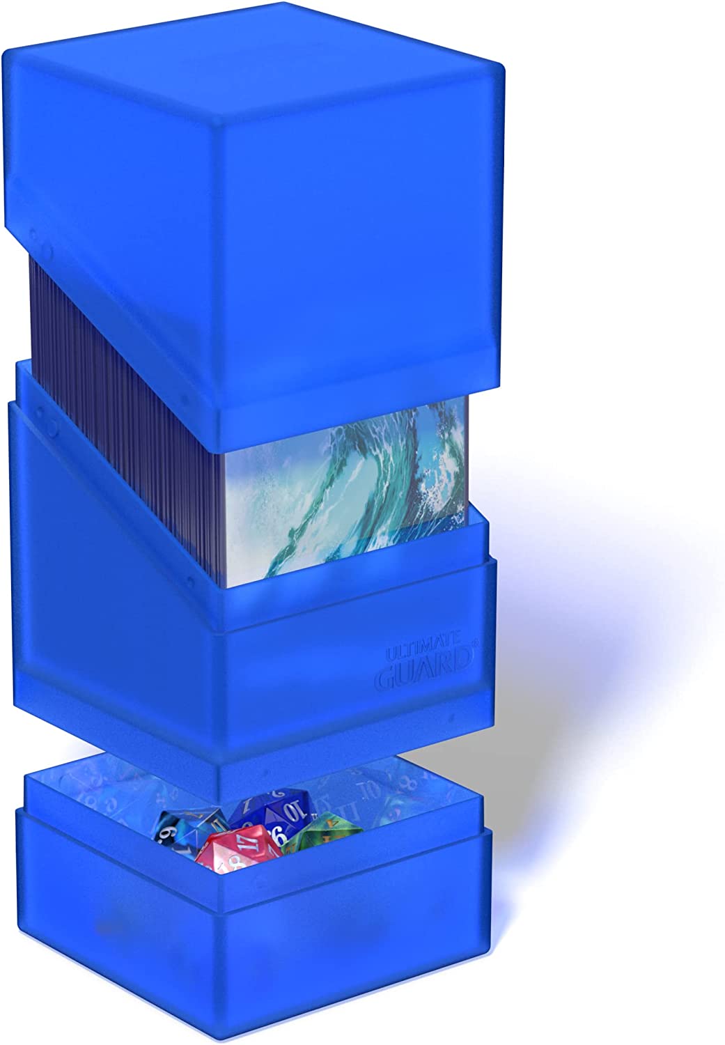 Ultimate Guard UGD011280 Boulder'n' Tray 100+ Sapphire Trading Card Box