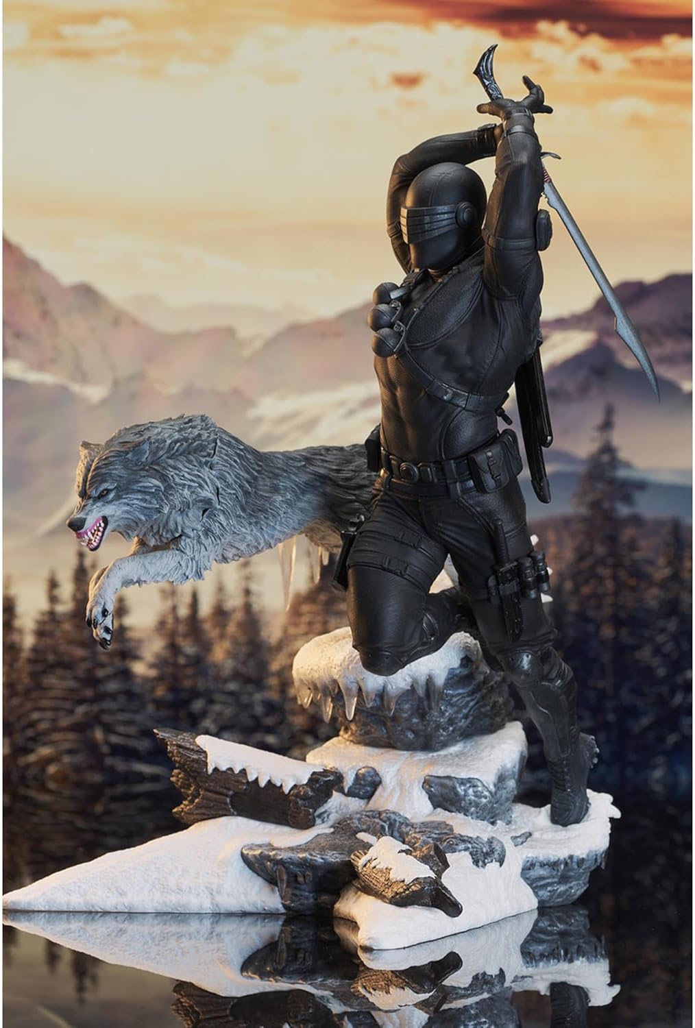 Diamond Select Toys G.I. Joe Gallery - Snake Eyes PVC Statue (28cm) (Jul212508
