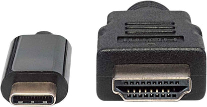 Manhattan USB-C to HDMI Cable, 4K@60Hz, 2m, Black, Male to Male, Three Year Warranty, Polybag
