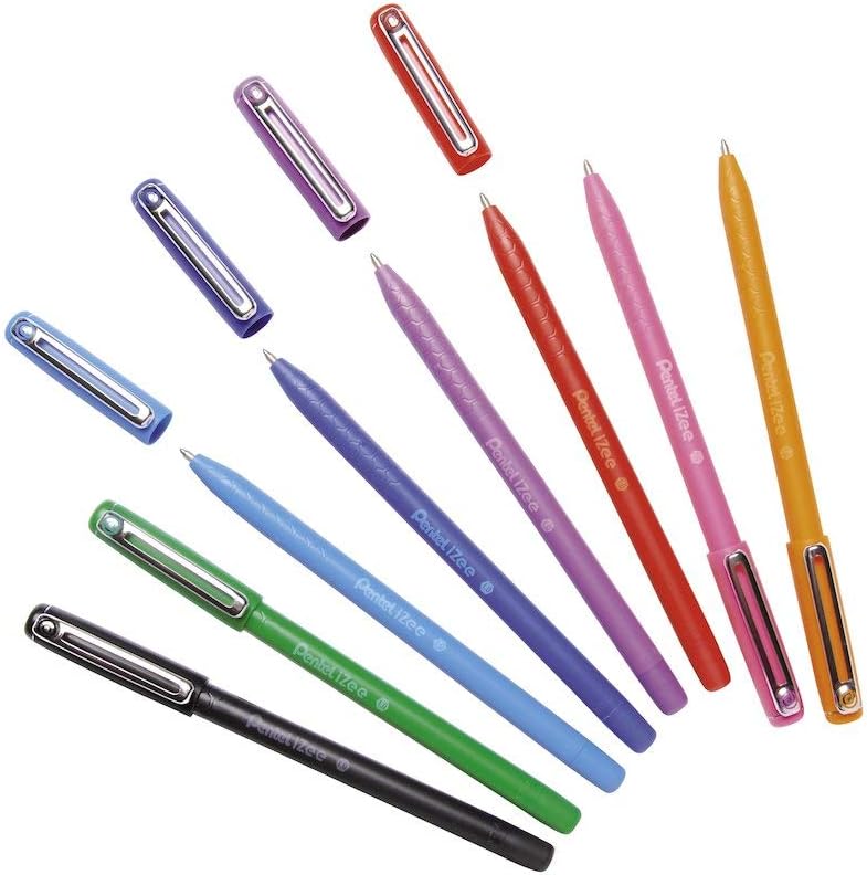 Pentel iZee 1.0mm Ballpoint - Assorted 8pc Wallet