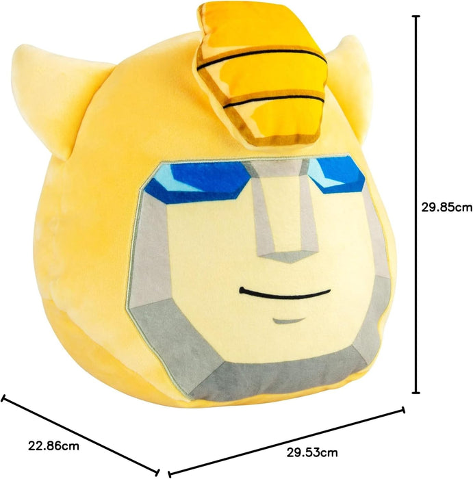 Club Mocchi Mocchi- Transformers Plush — Bumblebee Plushie — Collectible Squishy Plushies — 15 Inch Transformers Bumblebee