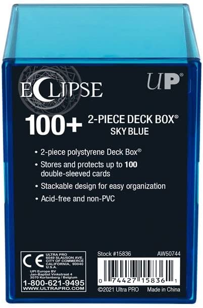 Ultra Pro Eclipse 2-Piece Deck Box: Sky Blue