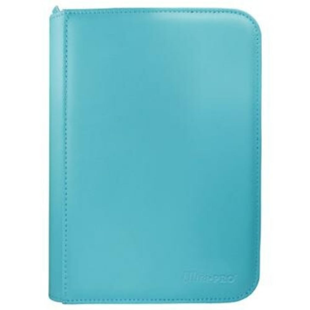 Ultra PRO - Vivid 4-Pocket Zippered PRO-Binder: (Light Blue) Protect Up to 160 Collectible Trading Cards, Sports Cards or Valuable Gaming Cards, Ultimate card Protection