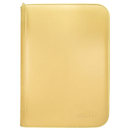 Ultra PRO - Vivid 4-Pocket Zippered PRO-Binder: (Yellow) Protect Up to 160 Collectible Trading Cards, Sports Cards or Valuable Gaming Cards, Ultimate card Protection