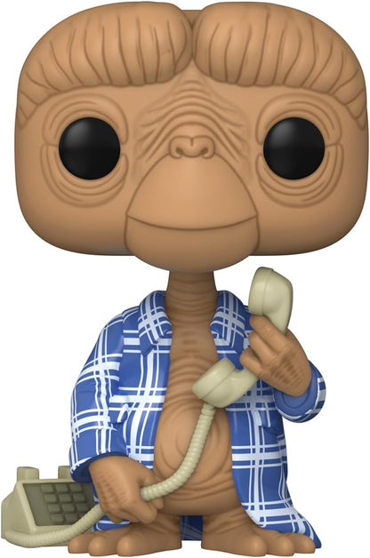 Funko POP! Movies: E.T. 40th - E.T. In Flannel - E.T. the Extra Terrestrial - Collectable Vinyl Figure - Gift Idea - Official Merchandise - Toys for Kids & Adults - Movies Fans