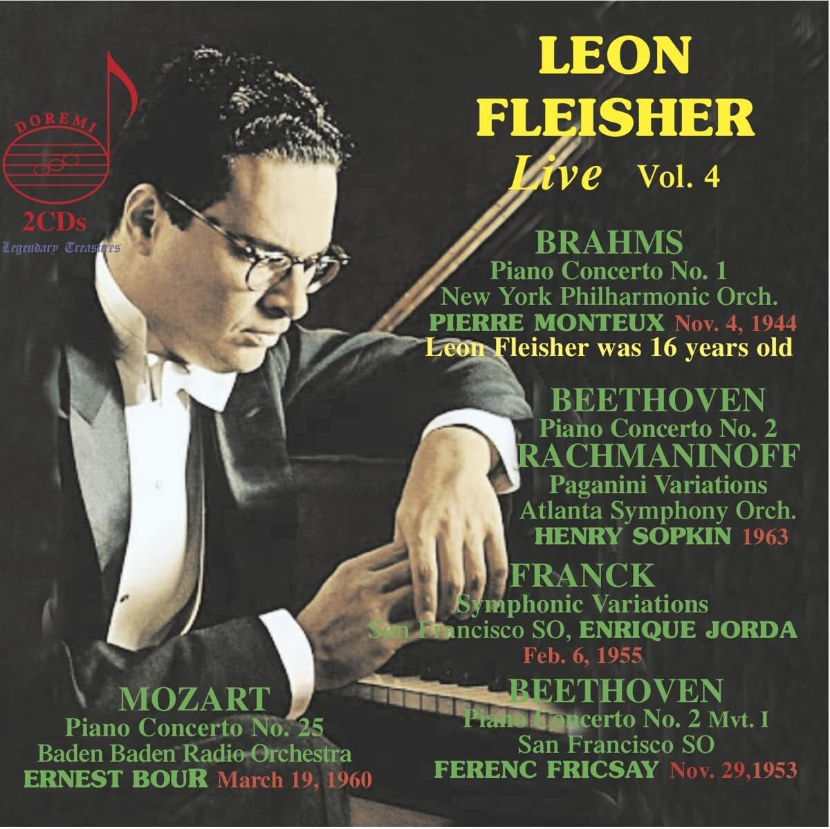Leon Fleisher: Live - Volume 4