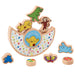 Rainbow Designs Spot the Dog Wooden Balancing Game - Balancing Blocks Stacking Game for Toddlers - Sensory Building Game Wooden Balancing Toy