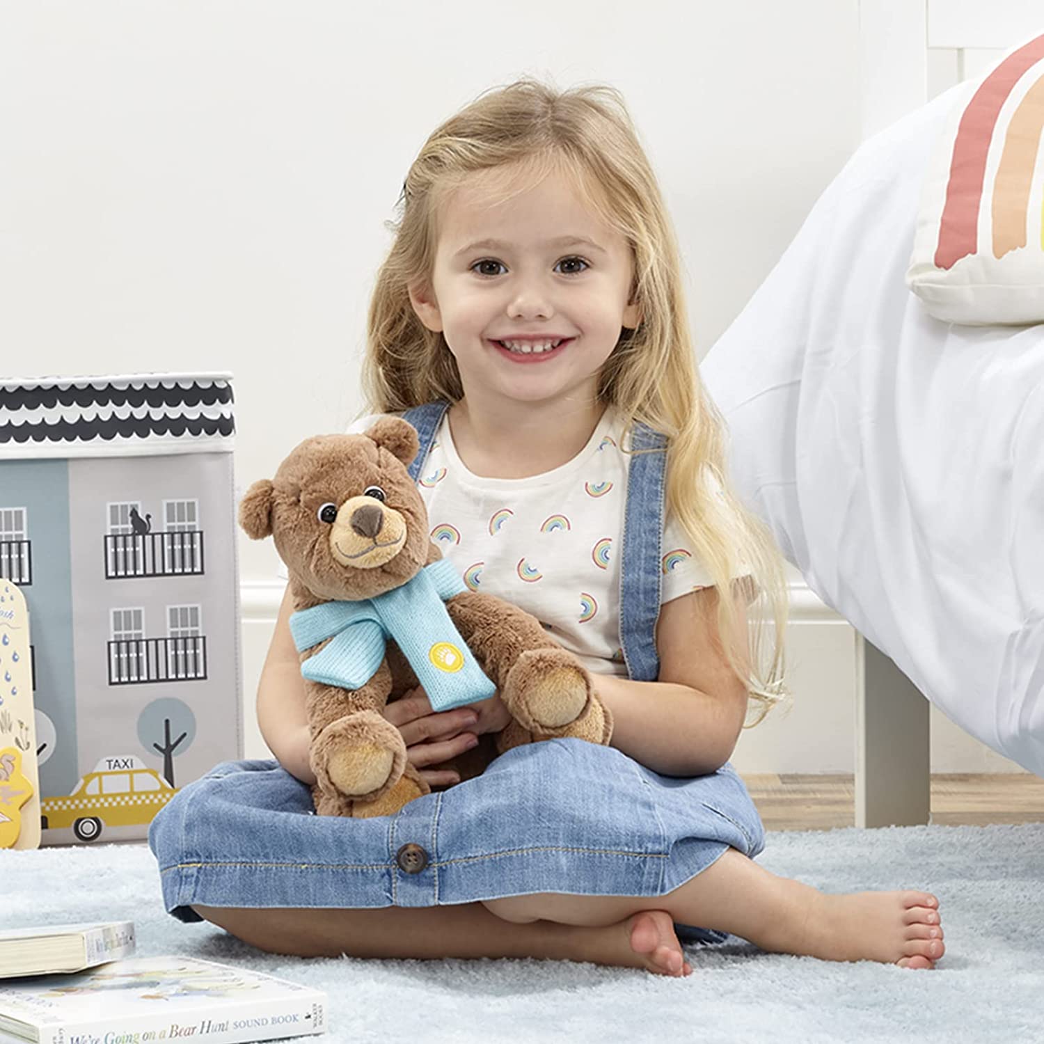 Rainbow Designs Official We're Going On a Bear Hunt - Super Soft Brown Bear Toy For Toddlers and Babies, 24cm
